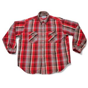 Vintage The Alaskan 100% Cotton Made in the U.S.A. Flannel Shirt